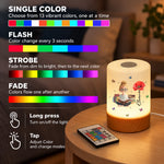 Cutom-Cute-Cartoon-And-Birth-Flower-For-Book-Lover-Personalized-Night-Light-5