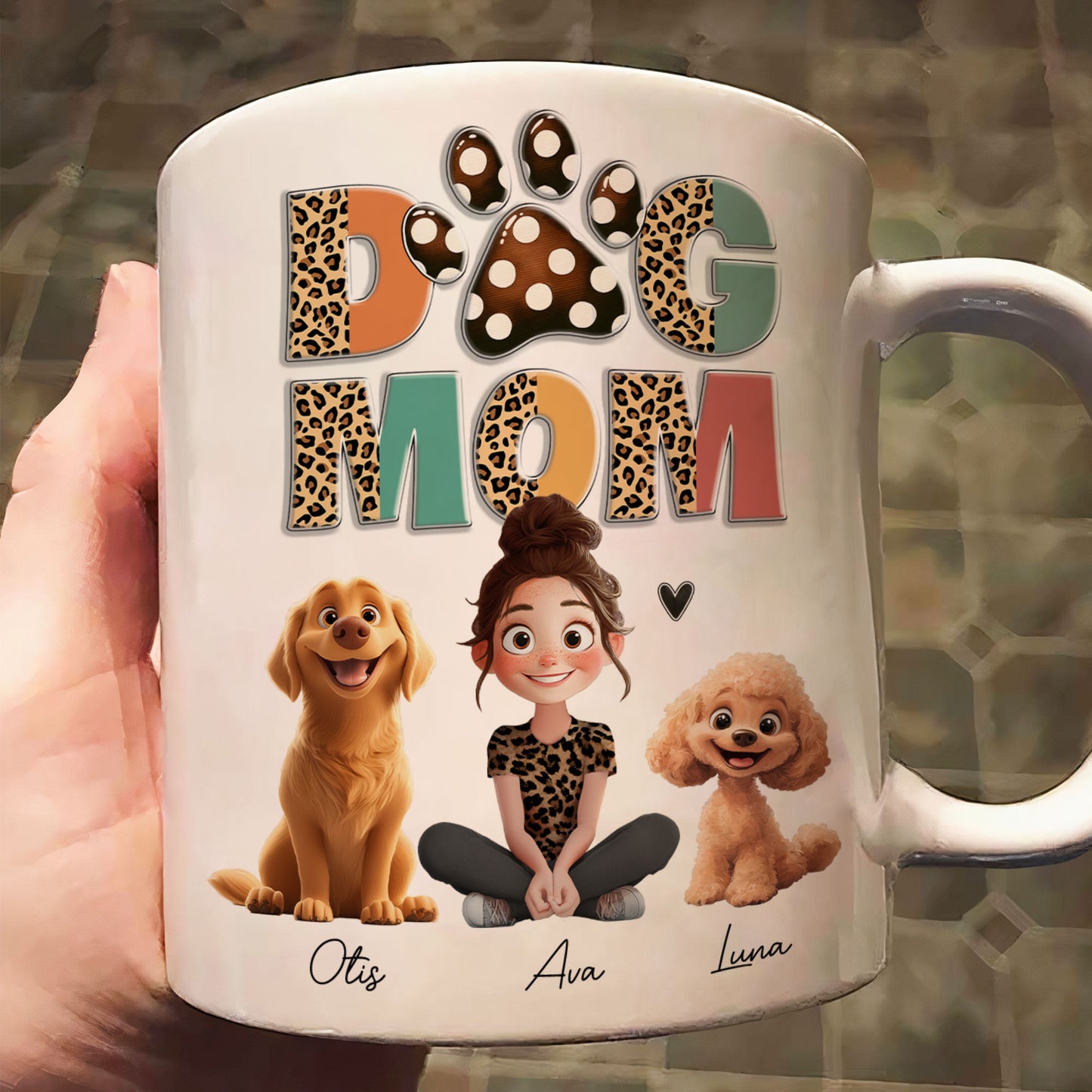 DOG MOM - Personalized Mug