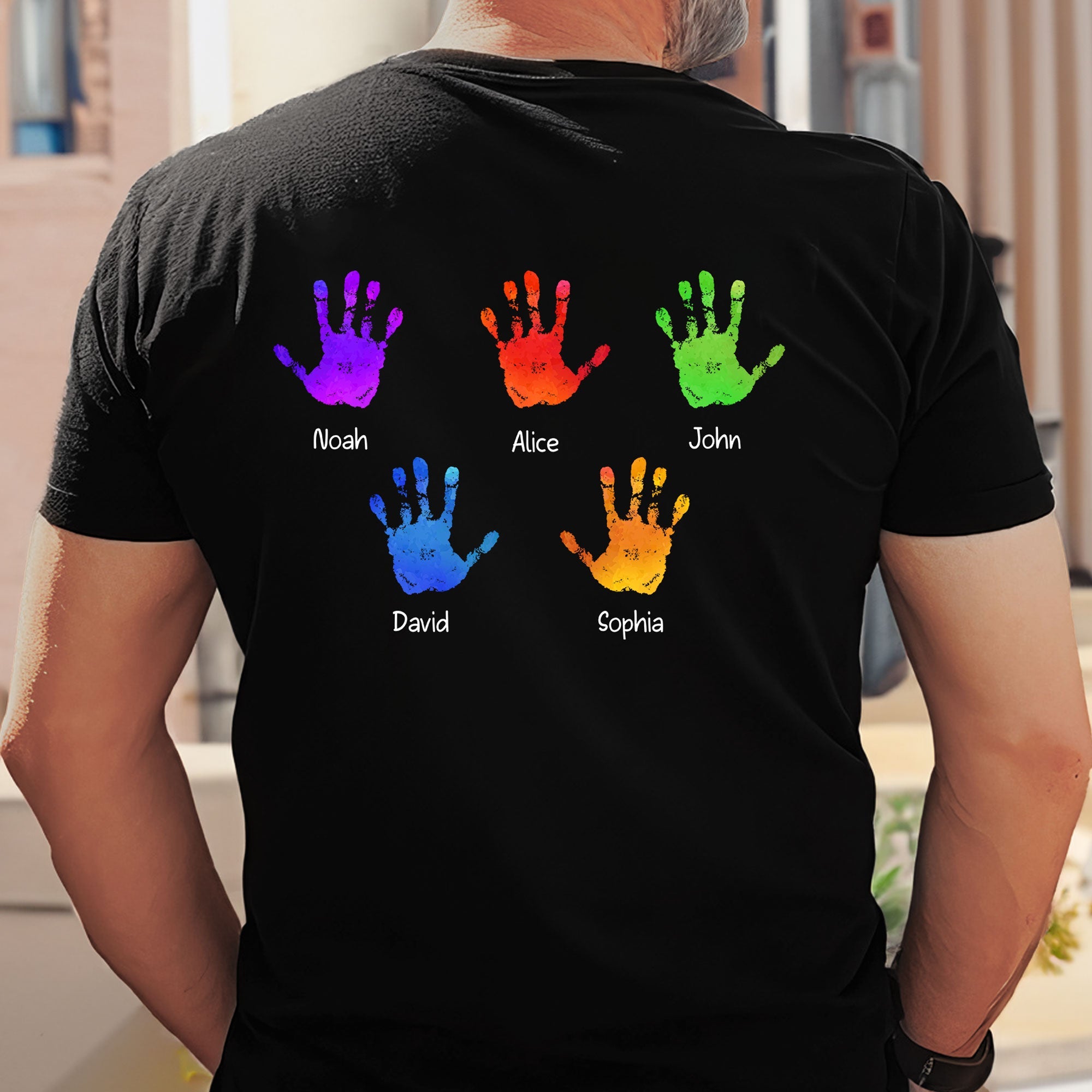 Dad/ Grandpa Deserves A Pat On The Back - Personalized Shirt