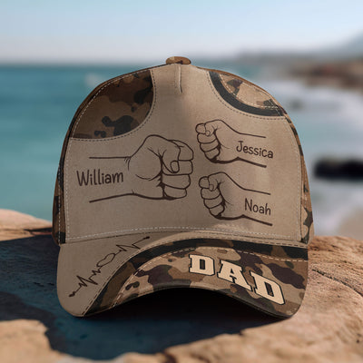 Dad - New Version - Personalized Classic Cap