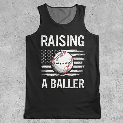 Dad Of Ballers Custom Sports - Custom Tank Top For Men