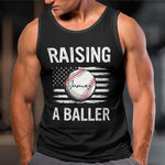 Dad Of Ballers Custom Sports - Custom Tank Top For Men