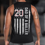 Dad Of Ballers Custom Sports - Custom Tank Top For Men