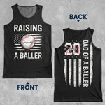 Dad Of Ballers Custom Sports - Custom Tank Top For Men