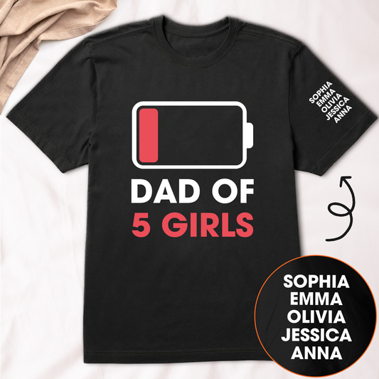 Dad Of Girls/ Boys - Personalized Shirt