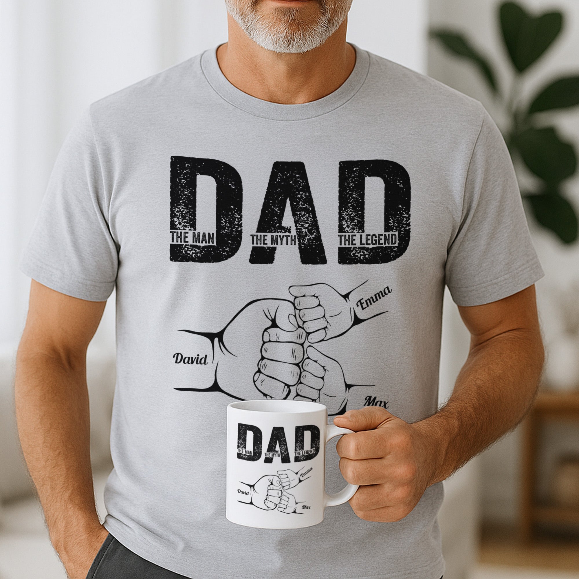 Dad The Man The Myth The Legend - Custom Father's Day Gift Set
