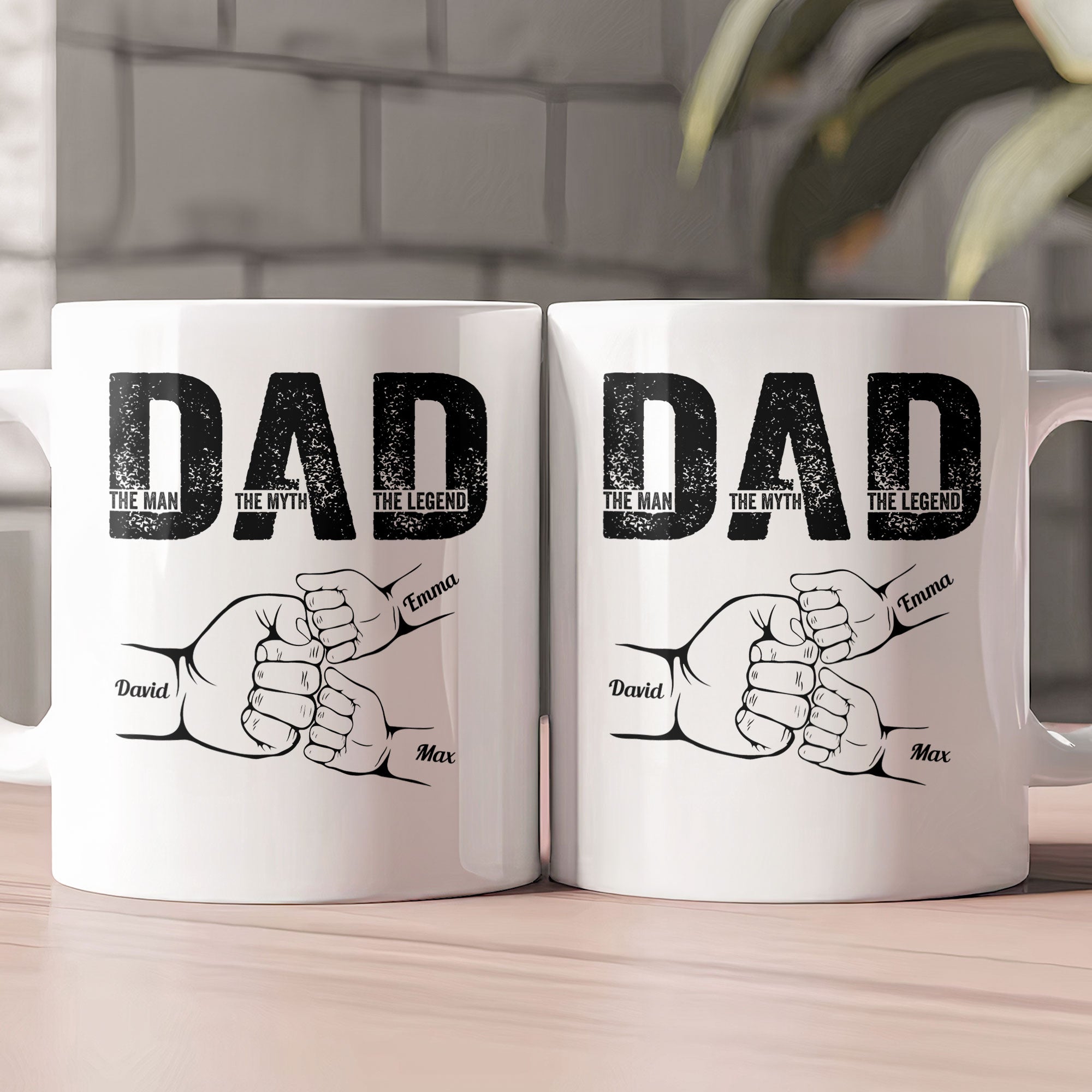 Dad The Man The Myth The Legend - Custom Father's Day Gift Set