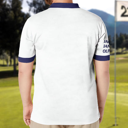 Dad: The Man, The Myth, The Legend - Personalized Polo Shirt