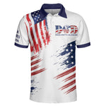 Dad: The Man, The Myth, The Legend - Personalized Polo Shirt