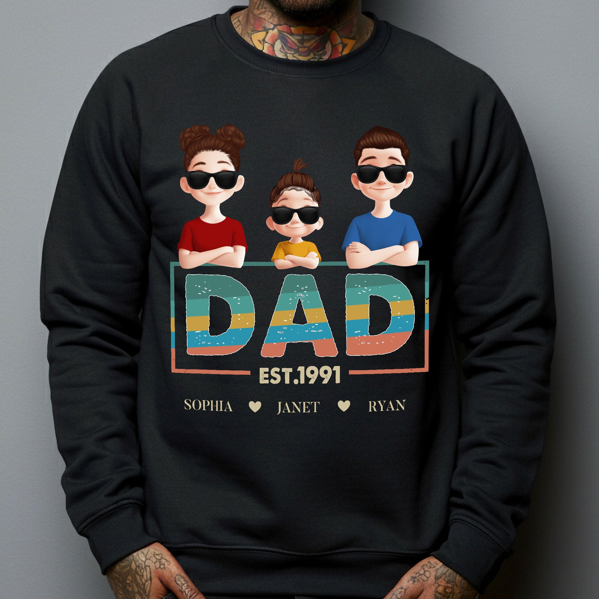 Dad Vintage Style - Personalized Shirt