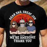 Dad We Are Awesome Thank You - Personalized Shirt