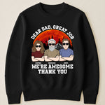 Dad We Are Awesome Thank You - Personalized Shirt