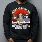 Dad We Are Awesome Thank You - Personalized Shirt