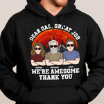 Dad We Are Awesome Thank You - Personalized Shirt