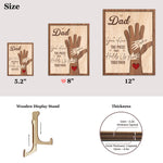 Dad You Are The Piece That Holds Us Together - Personalized Wooden Plaque