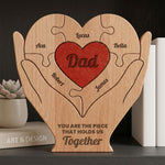 Dad, Father, Papa You Are The Piece That Holds Us Together - Personalized Puzzle