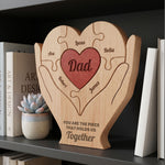 Dad, Father, Papa You Are The Piece That Holds Us Together - Personalized Puzzle