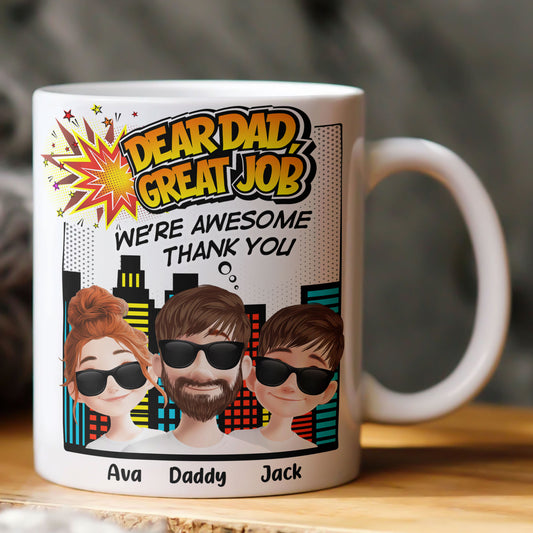 Dad, Great Job - Thank You - Personalized Mug