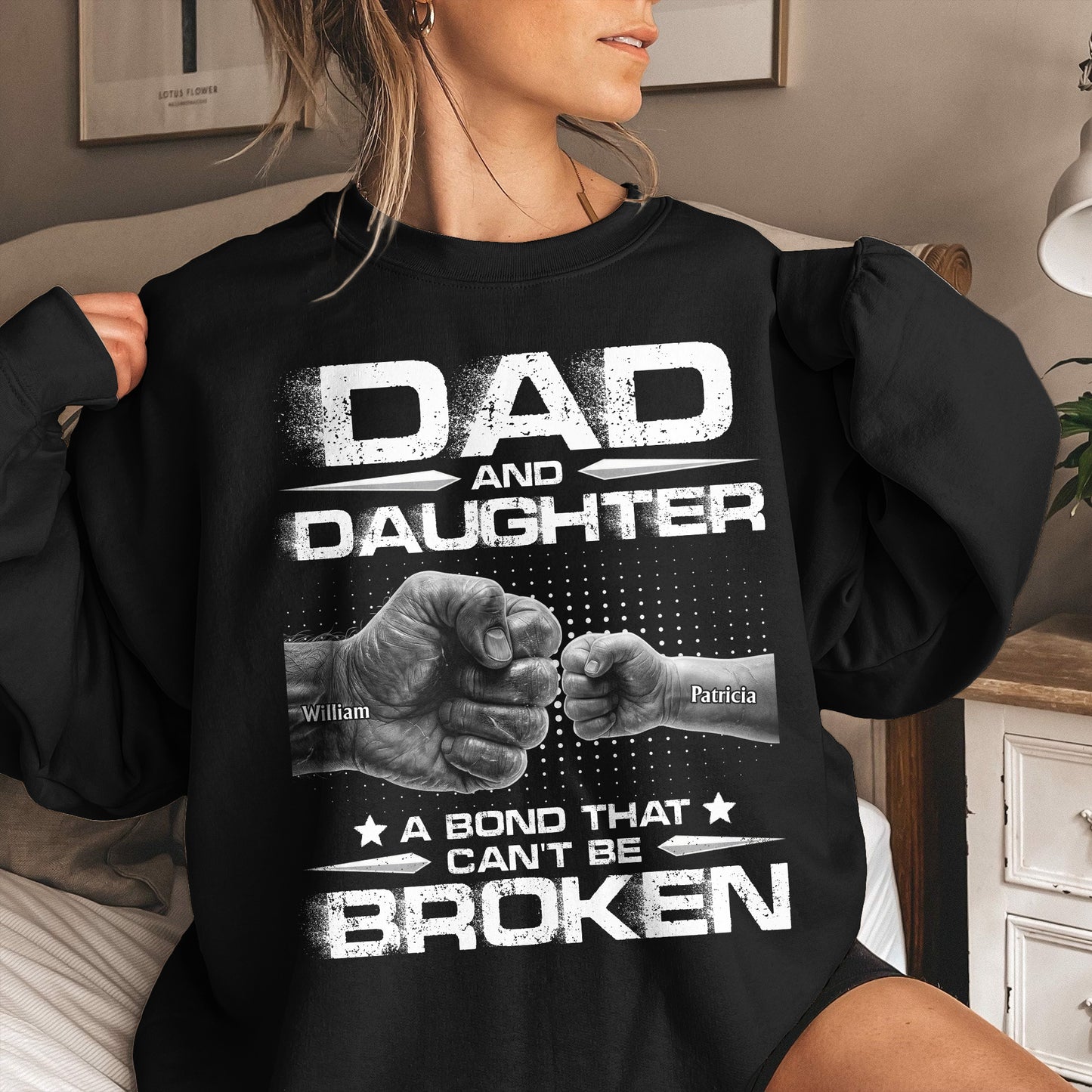 Dad-And-Daughters,-Sons-A-Bond-That-Can't-Be-Broken-Personalized-Shirt-5
