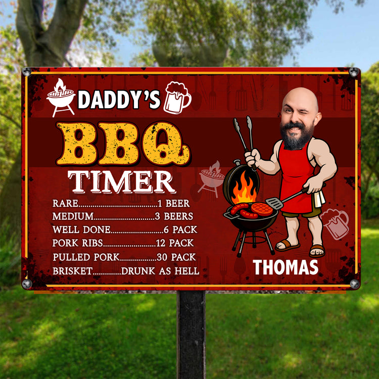Dad-BBQ-Grill-Funny-Father'S-Day-Gift-Personalized-Metal-Sign-2