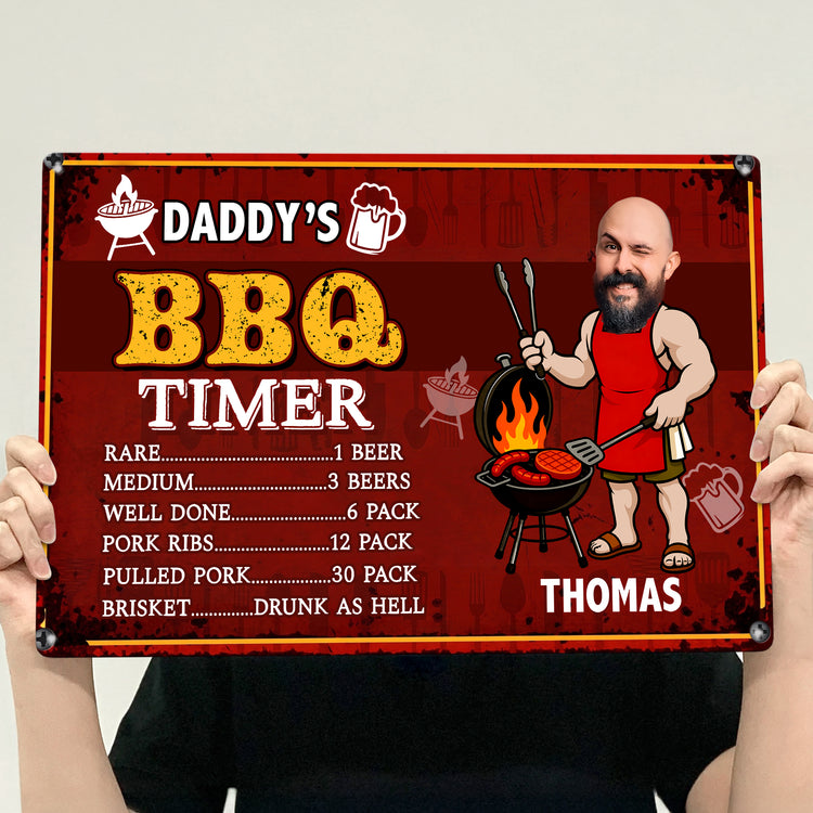 Dad-BBQ-Grill-Funny-Father'S-Day-Gift-Personalized-Metal-Sign-4