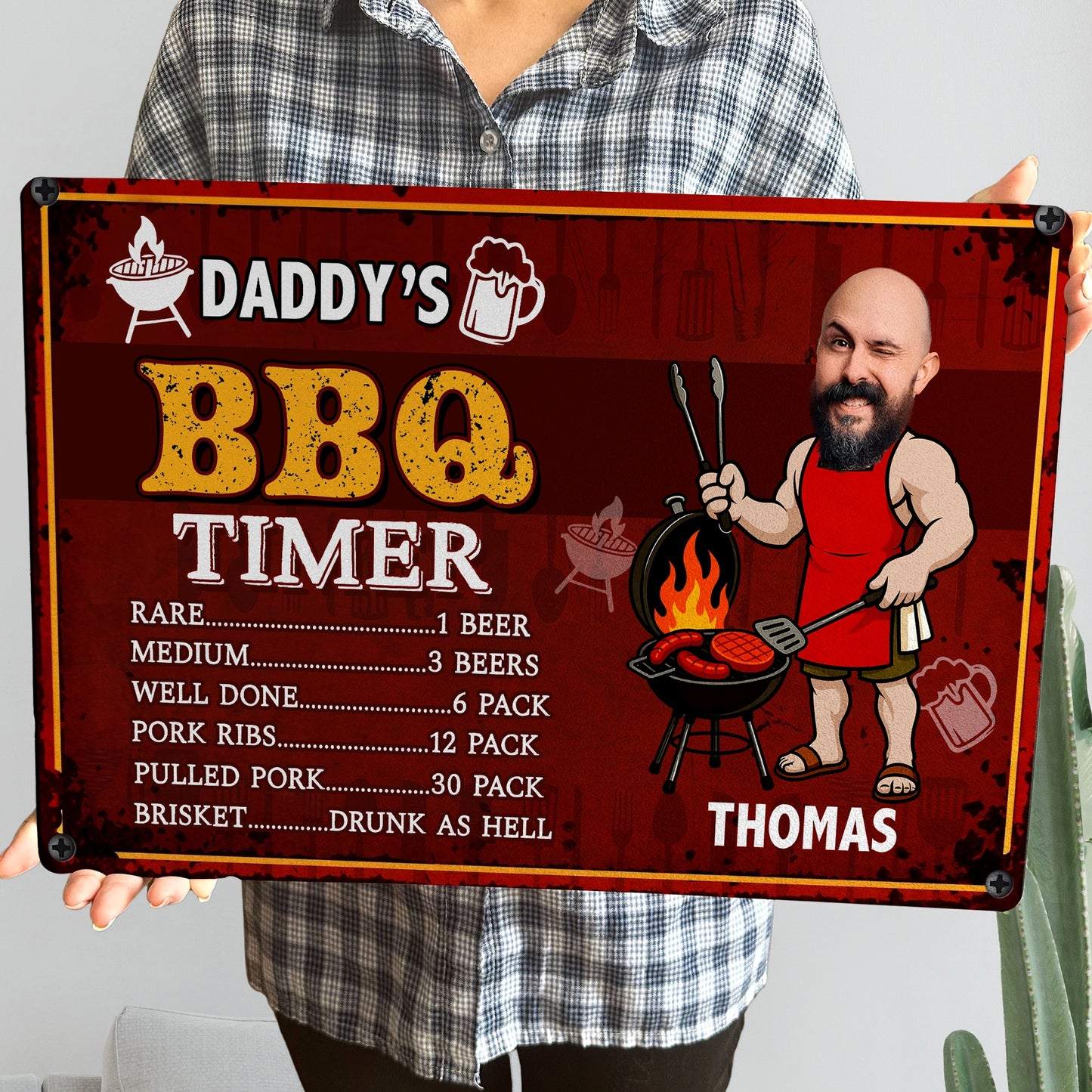 Dad-BBQ-Grill-Funny-Father'S-Day-Gift-Personalized-Metal-Sign-5