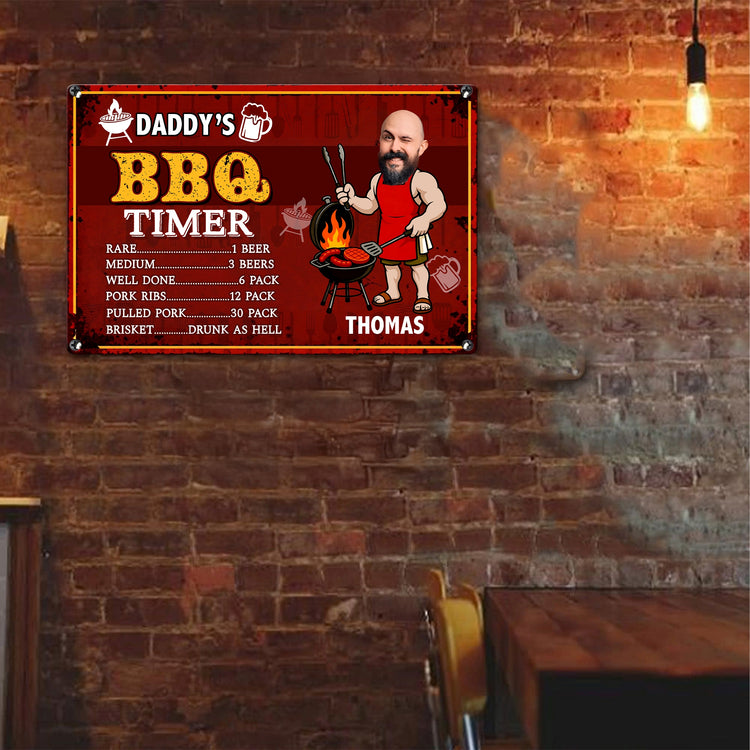 Dad-BBQ-Grill-Funny-Father'S-Day-Gift-Personalized-Metal-Sign-6
