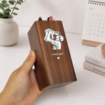 Dad-Custom-Photo-Sketch-Line-Art-Fathers-Day-Gift-For-Him-Personalized-Pen-Holder-With-Clock-3