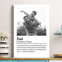 Dad-Definition-Father's-Day-Gifts-For-Husband,-Daddy-Personalized-Photo-Poster-2
