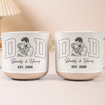 Dad-Est-Custom-Photo-Sketch-Line-Art-Fathers-Day-Gift-For-Husband-Dad-Personalized-Mug-6