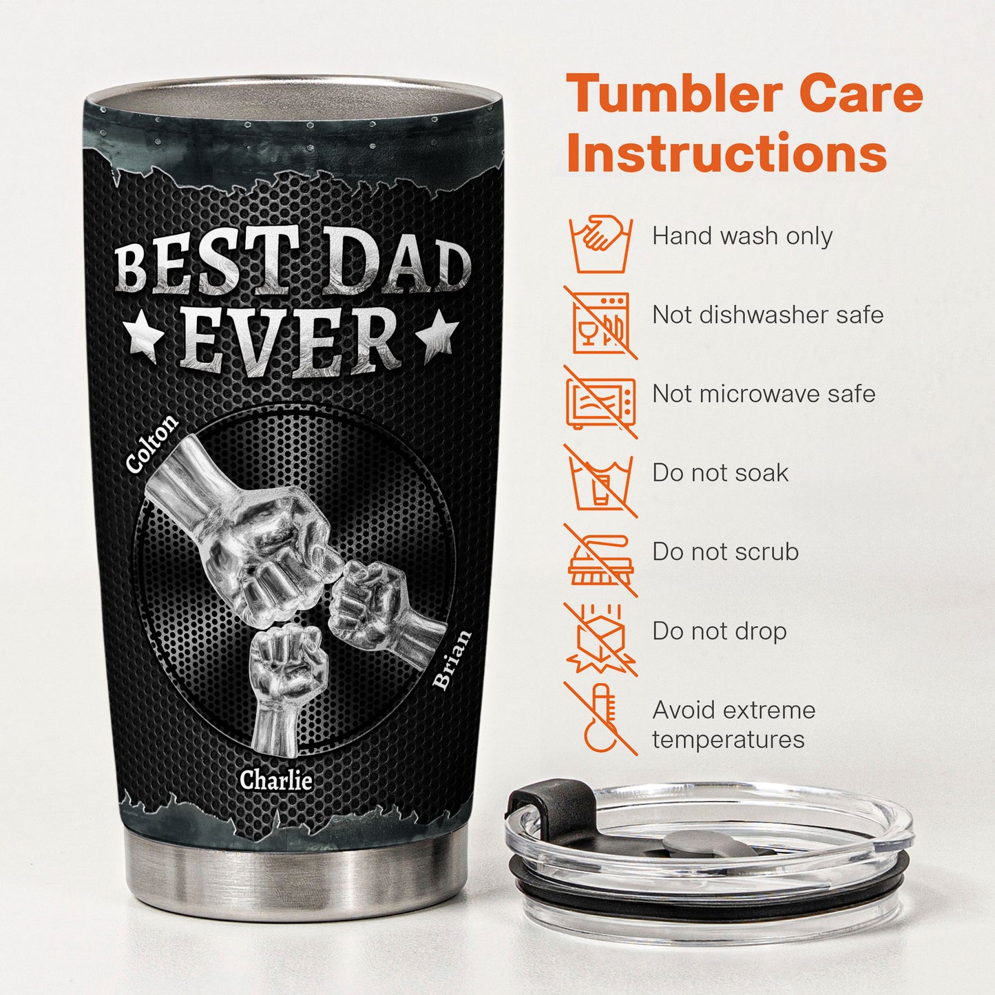 Dad-Fist-Bump-Metal-Art-Personalized-Tumbler-5