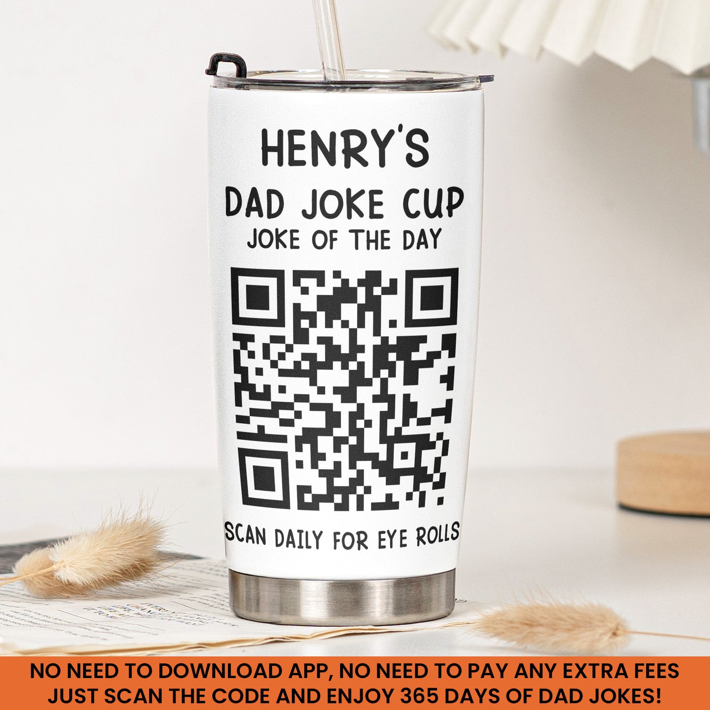 Dad-Joke-Every-Day-Interactive-Qr-Funny-Mug-Gifts-For-Dad,-Coworkers,-Friends-Who-Love-Dad-Jokes-Personalized-Tumbler-2