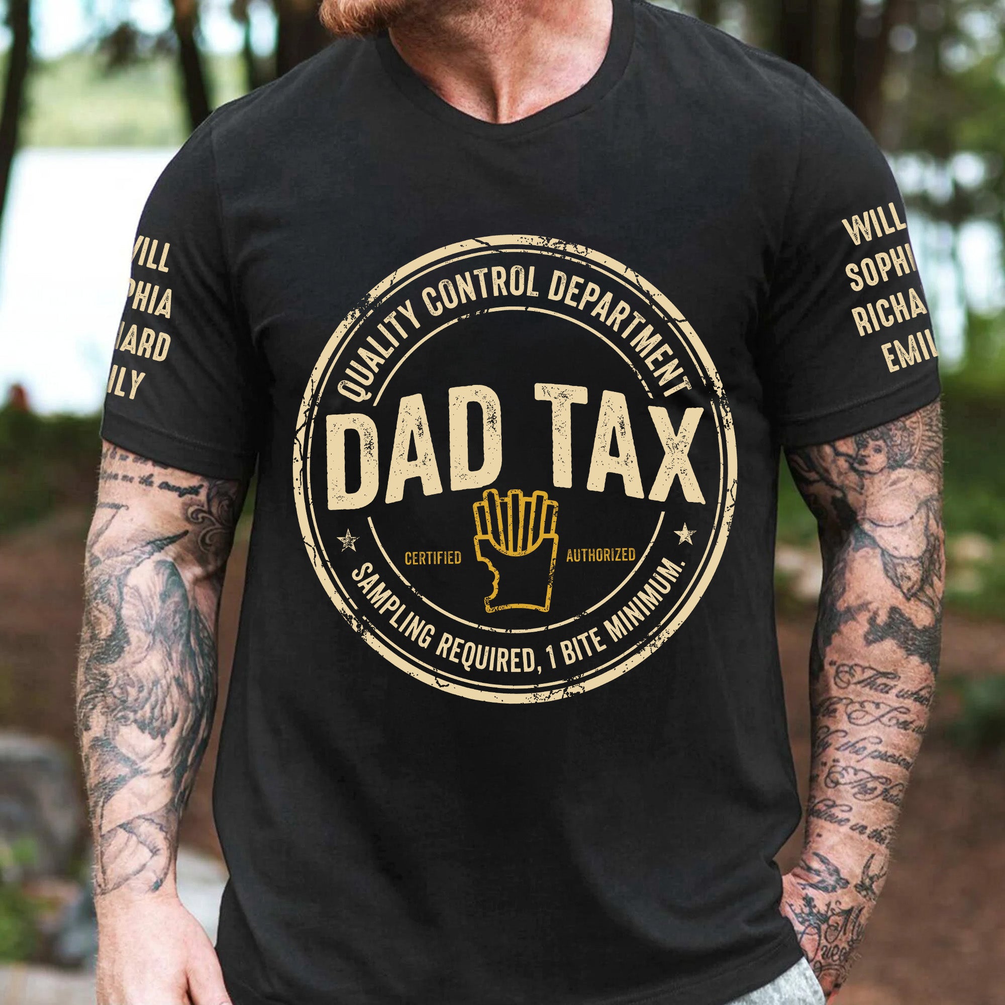 Dad_Tax_Funny_Father_s_Day_Gift_With_Kids_Name_On_Sleeves_Personalized_Shirt_5