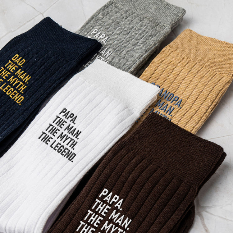 Dad-The-Man-The-Myth-The-Legend-Embroidered-Custom-Name-Socks-Personalized-Socks-3