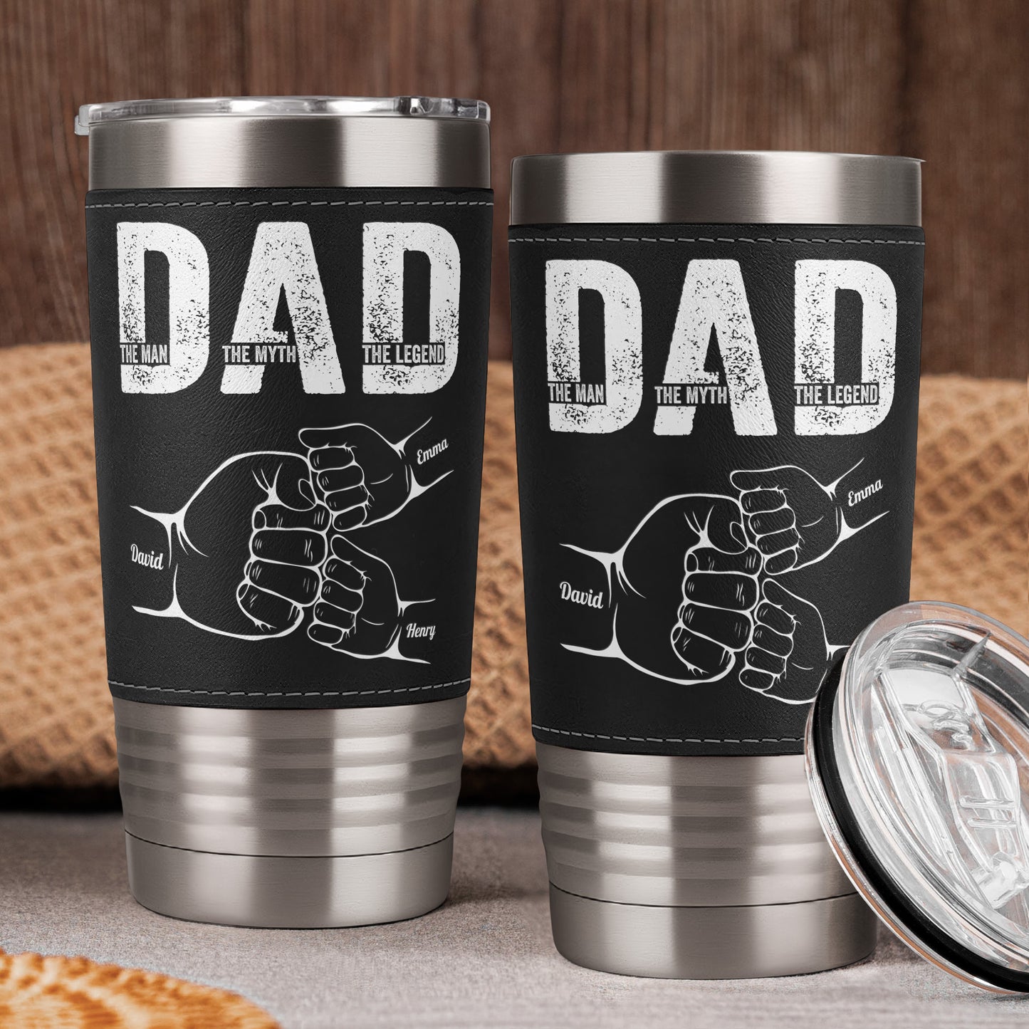 Dad-The-Man-The-Myth-The-Legend-Fathers-Day-Gift-For-Dad-Husband-Personalized-20oz-Tumbler-1