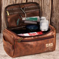 Dad-The-Man-The-Myth-The-Legend-Fist-Bump-Personalized-Leather-Toiletry-Bag-2