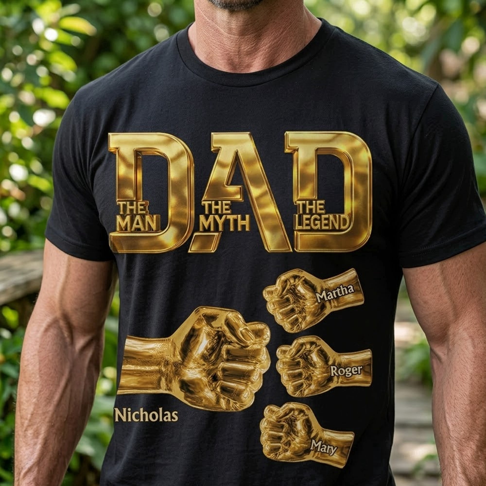 Dad_The_Man_The_Myth_The_Legend_Gold_Fist_Bumps_With_Kids_Names_Personalized_Shirt_4