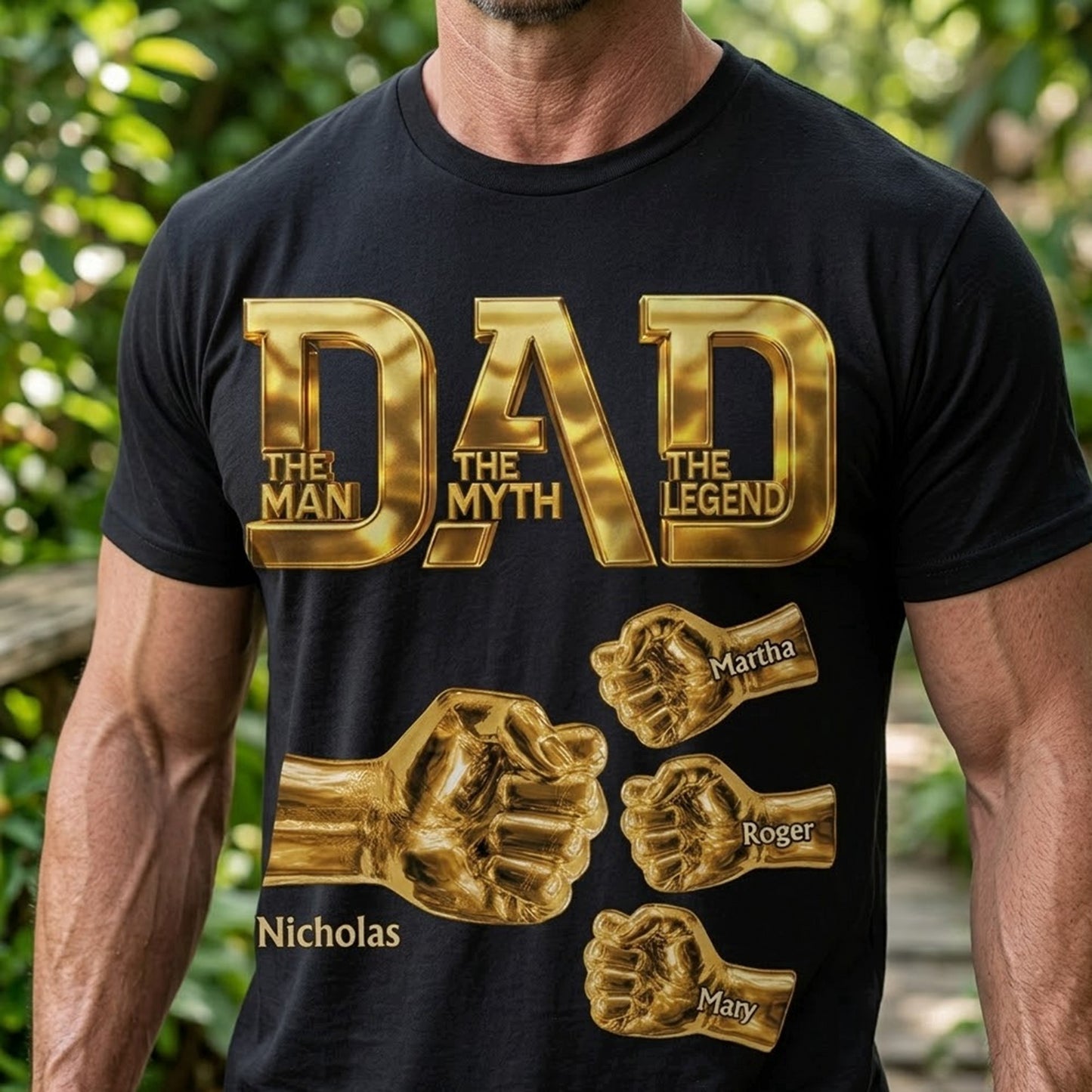 Dad_The_Man_The_Myth_The_Legend_Gold_Fist_Bumps_With_Kids_Names_Personalized_Shirt_4