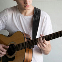 Dad,-We'Ll-Always-Be-Your-Biggest-Fans-Personalized-Leather-Guitar-Strap-2