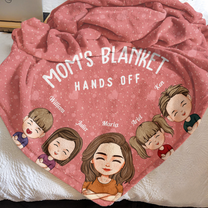 Dad's Blanket Mom's Blanket Hands Off Funny Gifts - Personalized Blanket