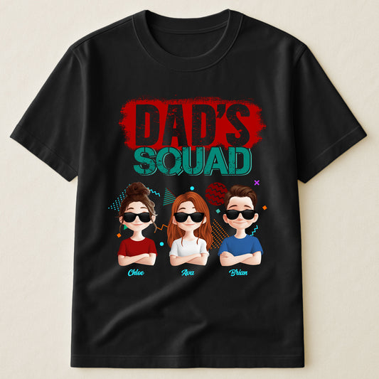 Dad's Squad - Personalized Shirt