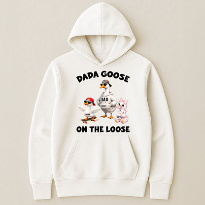 Dada-Goose-On-The-Loose-For-Daddy,-Papa-Personalized-Shirt-4