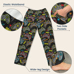 Daddy And Kid The Best Player - Personalized Sweatpants, Lounge Pants With Pockets