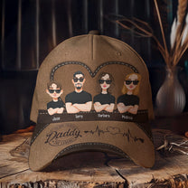 Daddy The Man The Myth The Legend - Personalized Classic Cap