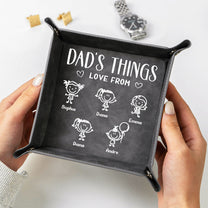 Daddy-Empty-Your-Pockets-Daddy's-Things-Love-From-Kids-Personalized-Valet-Tray-3