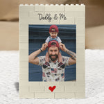 Daddy-&-Me-Father'S-Day-Gift-For-Dad,-Husband-Personalized-Rectangle-Building-Brick-2