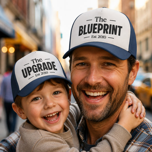 Daddy-&-Me-Prototype-Version-2,-Father-&-Son,-Daughter-Matching-Shirts-Personalized-Cap-1