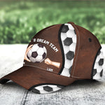 Daddy's Dream Team - Baseball, Basketball, Softball, Soccer, Football Dad - Personalized Classic Cap