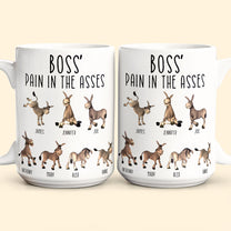 Boss' Pain In The Asses - Funny Boss Gift - Personalized Mug