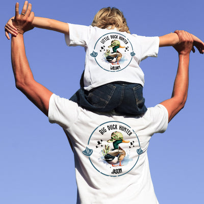 Daddy's Little Duck Hunter - Personalized Family Shirt
